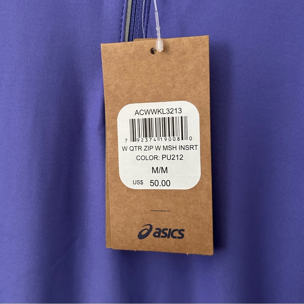 NWT ASICS Quarter Zip - Picture 4 of 5